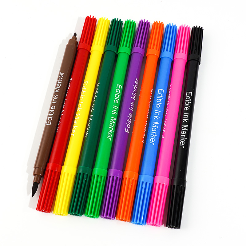 10 colors edible ink pen