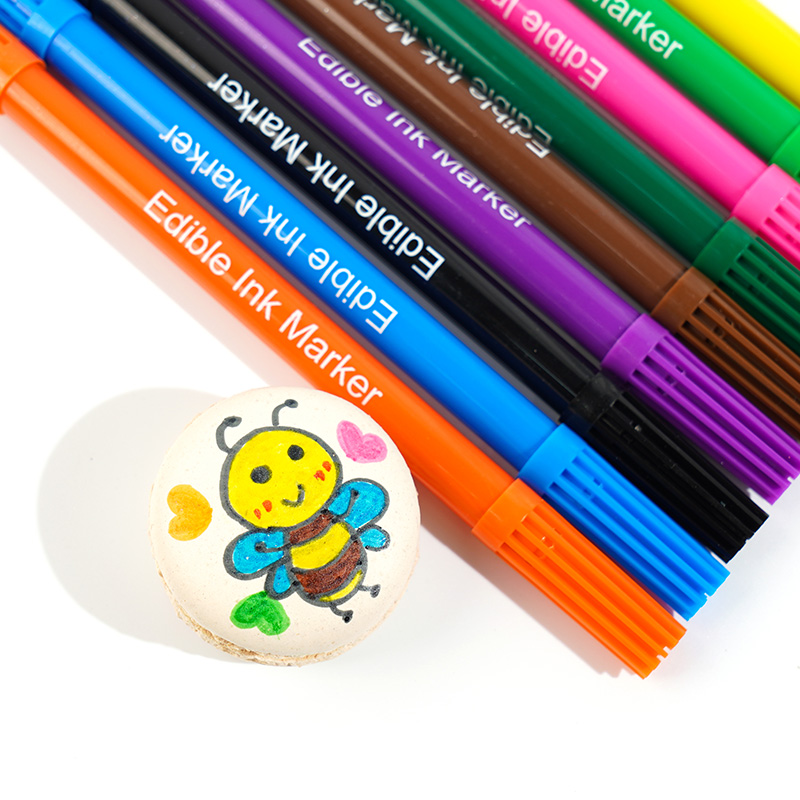 10 colors edible ink pens