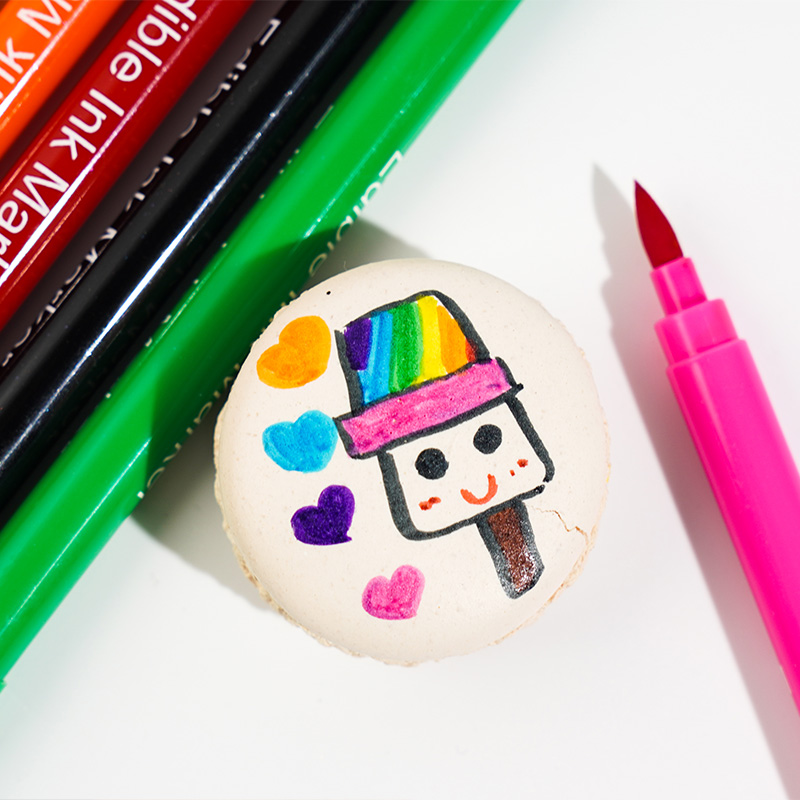 10 colors edible ink pens