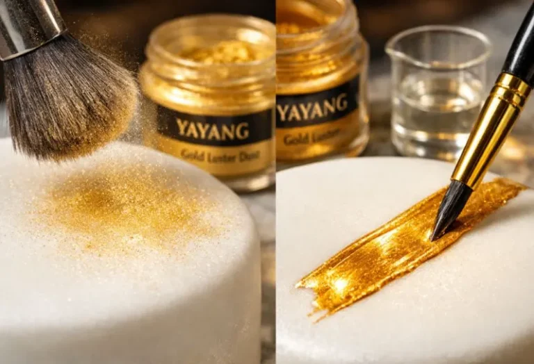 best gold luster dust for cakes1