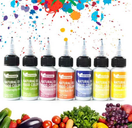 YAYANG natural oil food coloring set